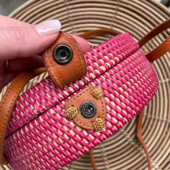 Street Level Round Rattan bag - Picture 4 of 7